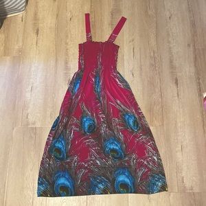 Vintage floral summer dress